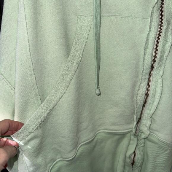 Free People We The Free Camden Hoodie in Gossamer Green Medium Boho Beach Comfy - Picture 3 of 9